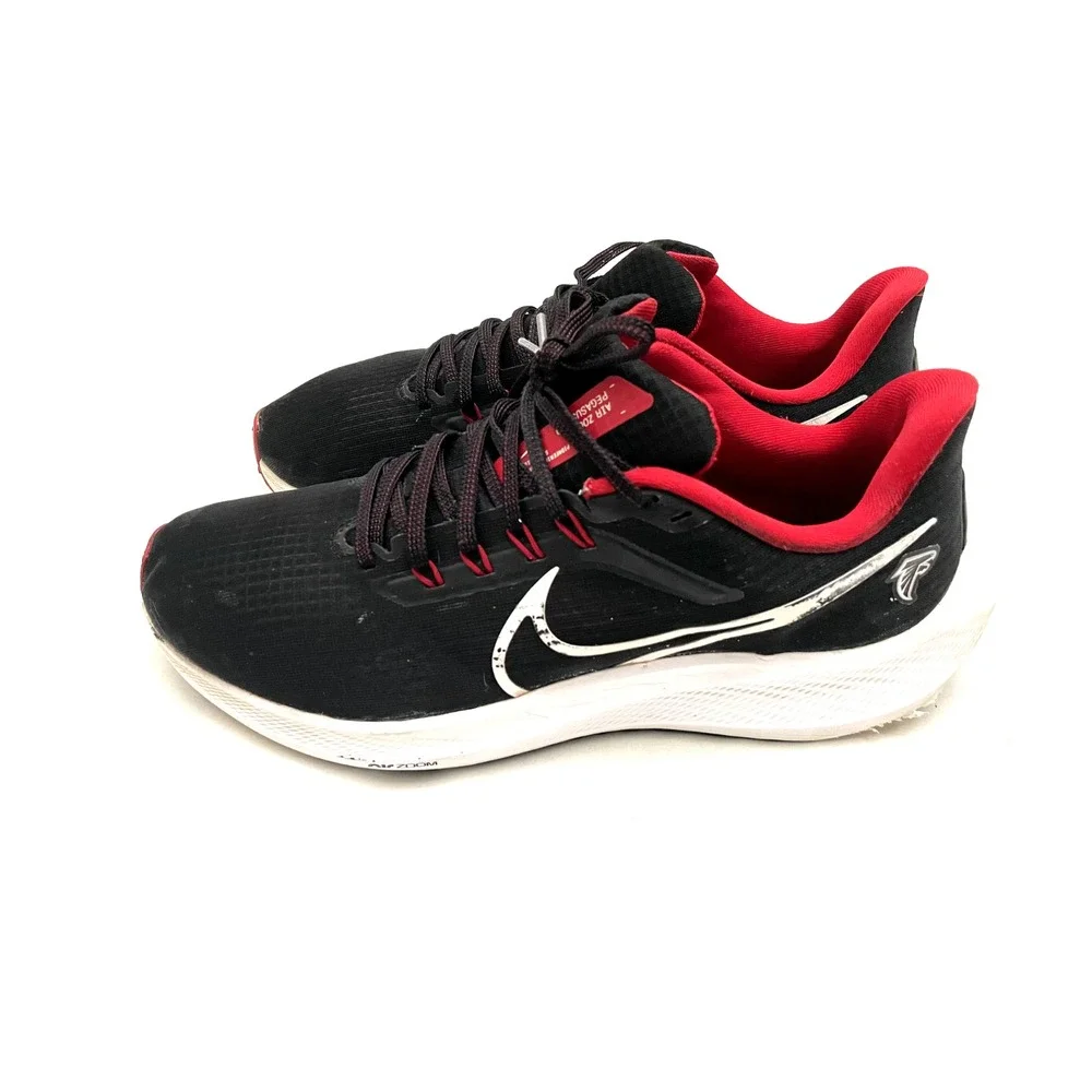 Atlanta Falcons NIKE AIR ZOOM PEGASUS 39 Black Running Shoes 11.5 DR2037-001